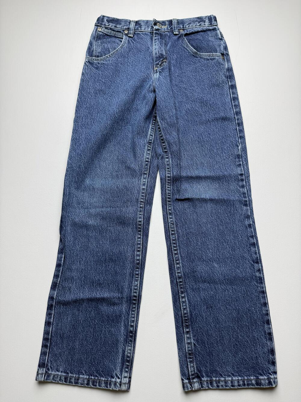 Wrangler Jeans Womens 14 Regular Blue Medium Wash Straight Leg 100% Cotton Denim